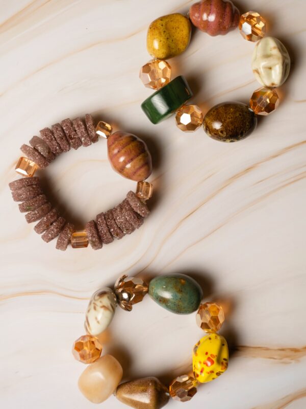 Trío de Pulseras Artesanales