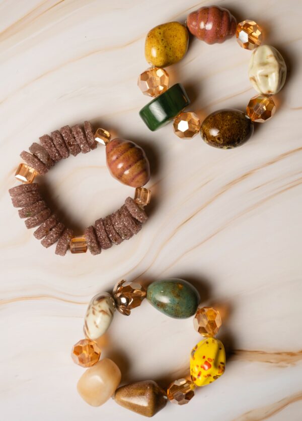 Trío de Pulseras Artesanales
