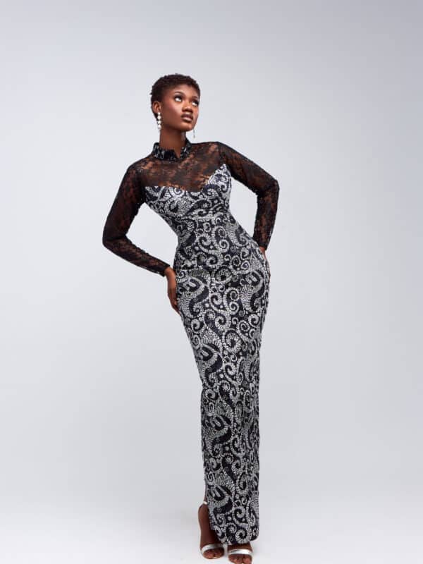 Vestido tubo negro