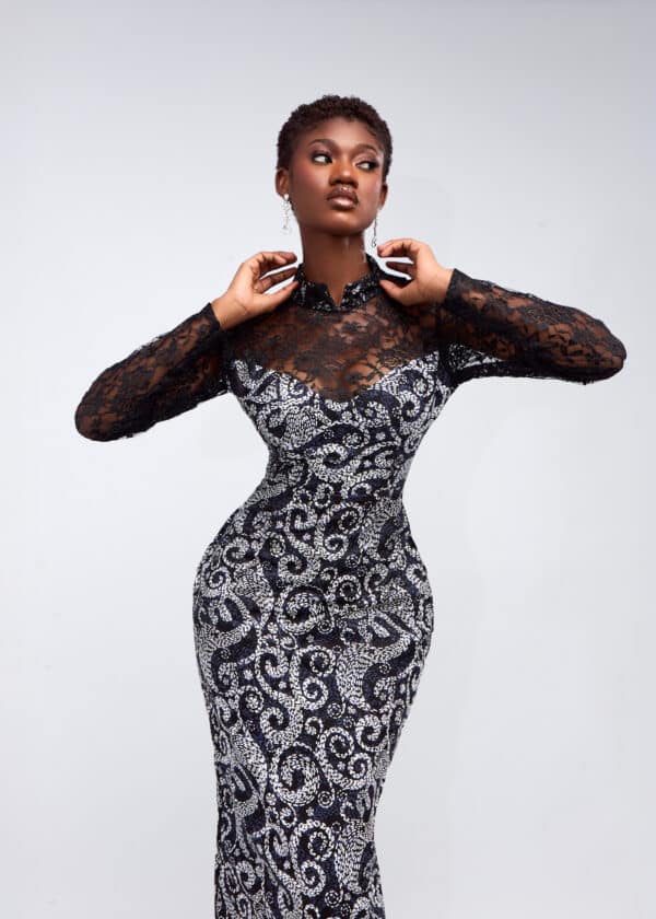 Vestido tubo negro - Imagen 3