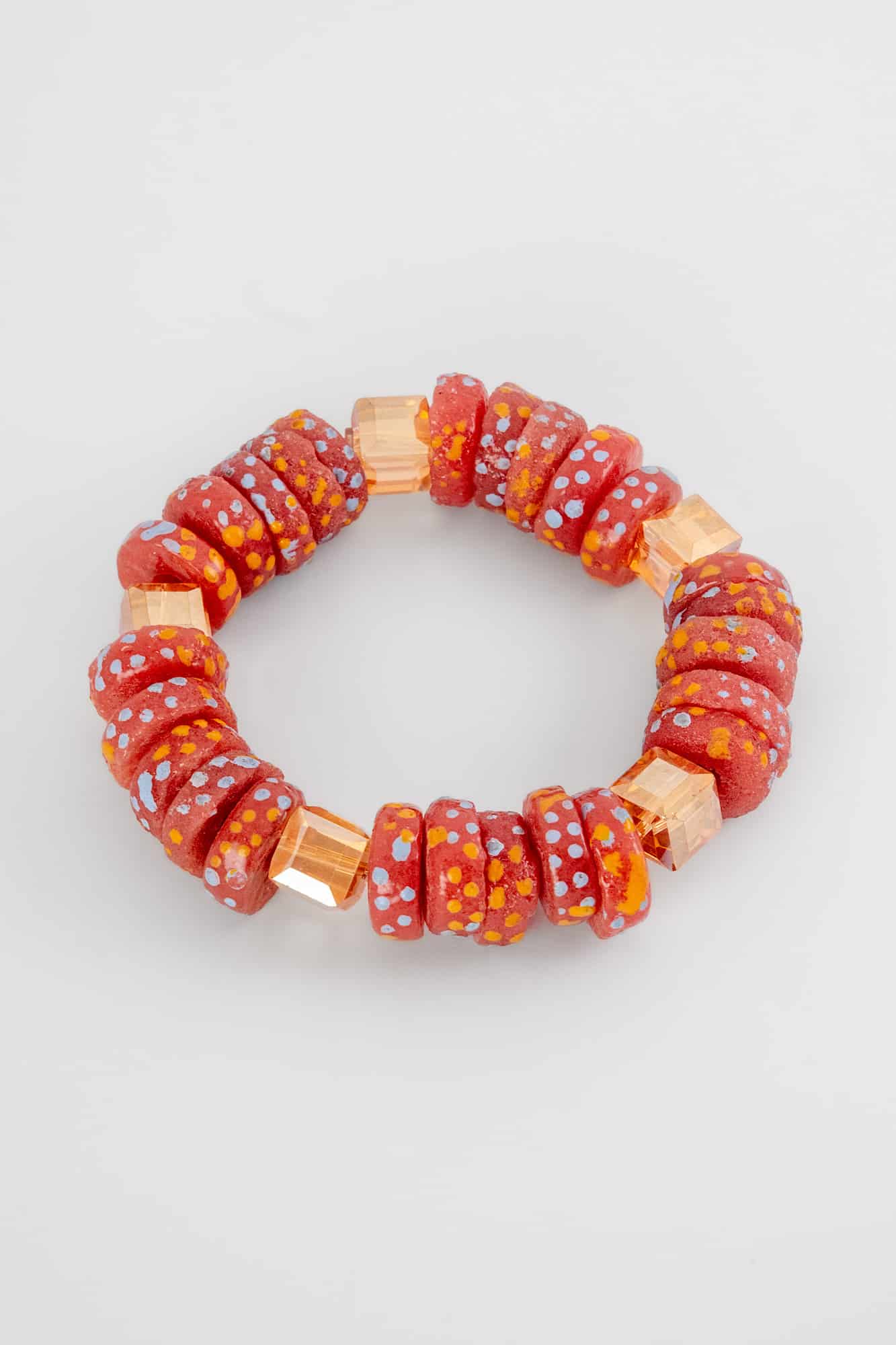 Pulsera Artesanal Coral del Alma - Imagen 3