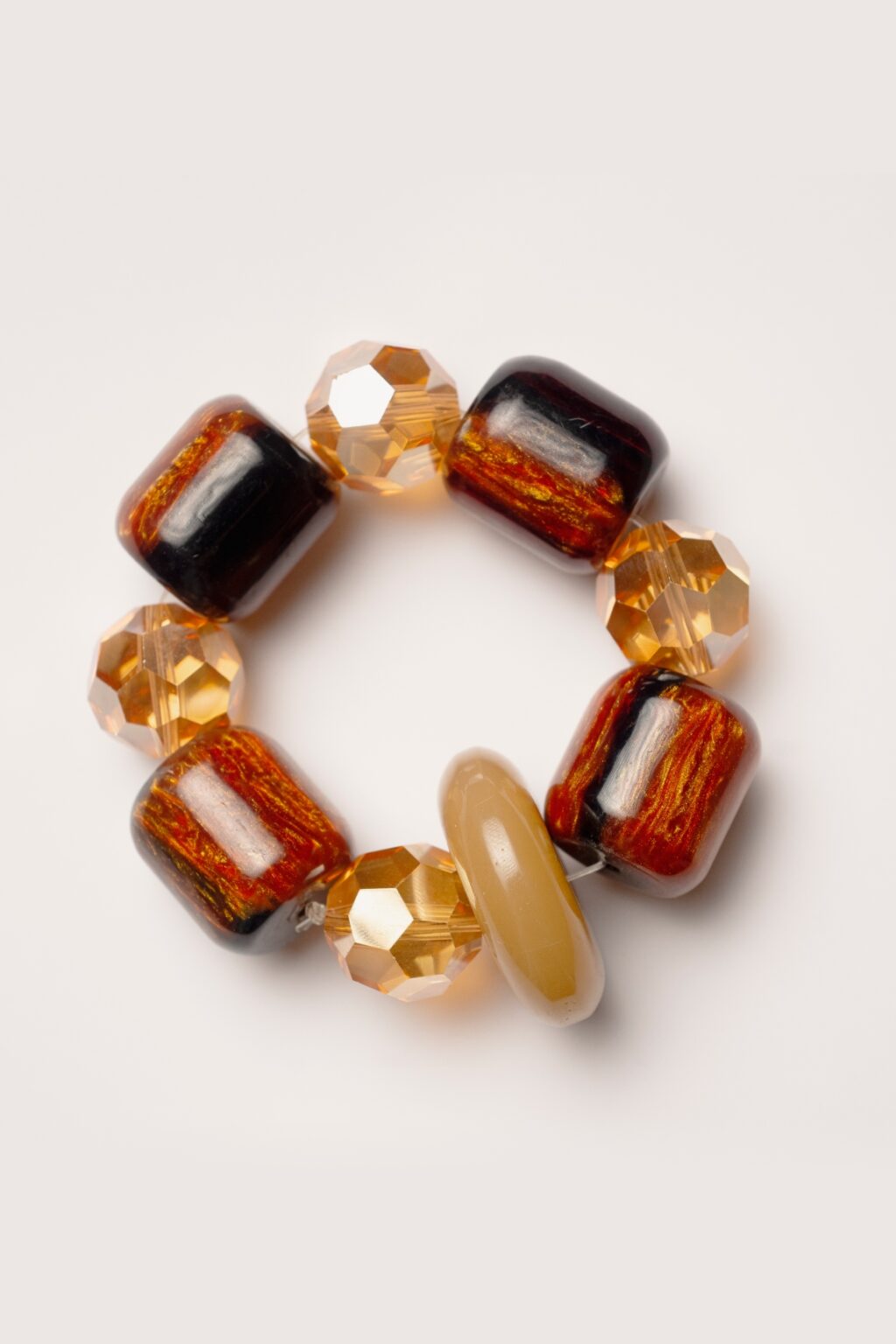 Pulsera Artesanal Ámbar Tierra