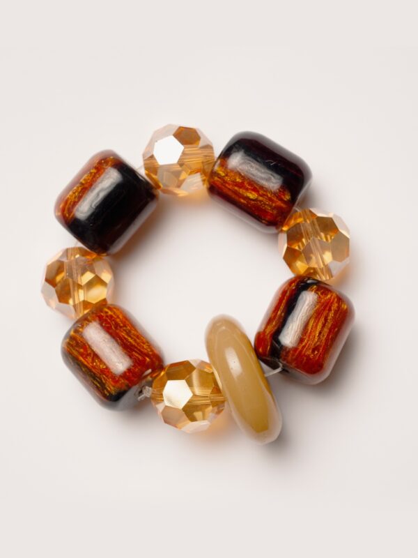 Pulsera Artesanal Ámbar Tierra